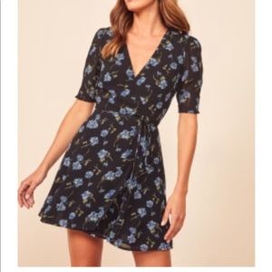 REFORMATION lucky wrap dress size L NWT